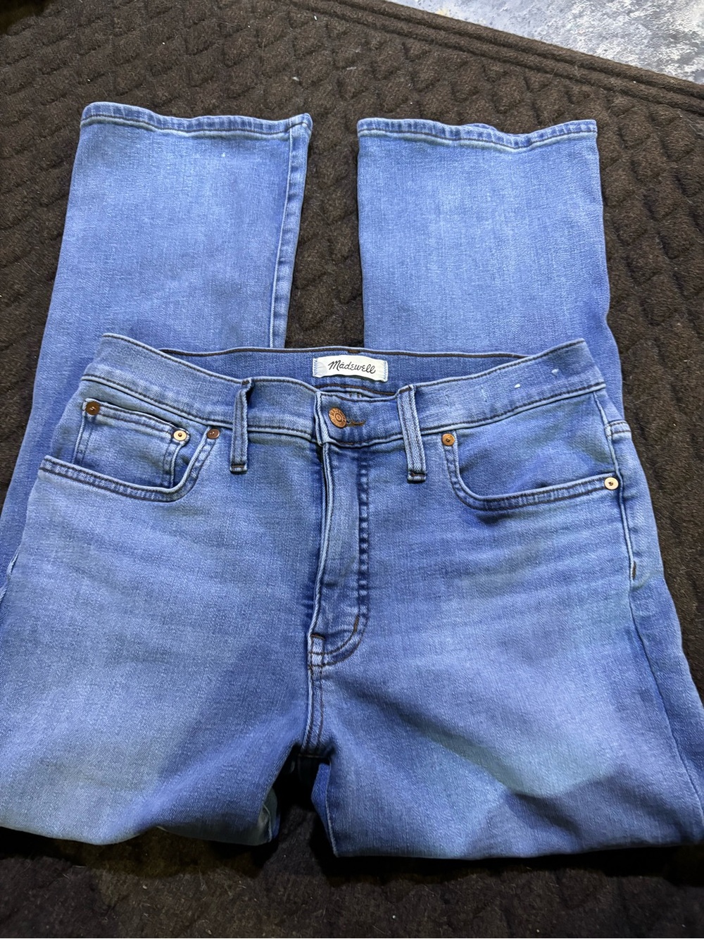 Madewell Women's mid rise kick out jean